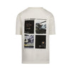 Jongens T-shirt ss loose fit dropped shoulder van No Way Monday in de kleur  Off white in maat 164.