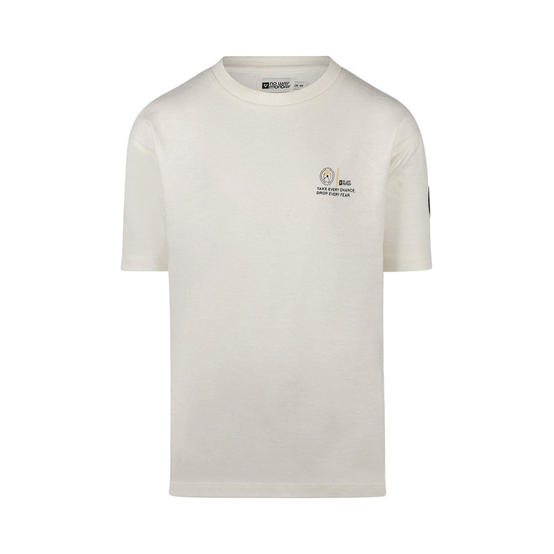 Jongens T-shirt ss loose fit dropped shoulder van No Way Monday in de kleur  Off white in maat 164.