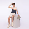 Jongens Shorts van No Way Monday in de kleur Light grey in maat 164.