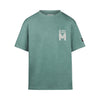 Jongens T-shirt ss loose fit dropped shoulder van No Way Monday in de kleur Dusty green in maat 164.