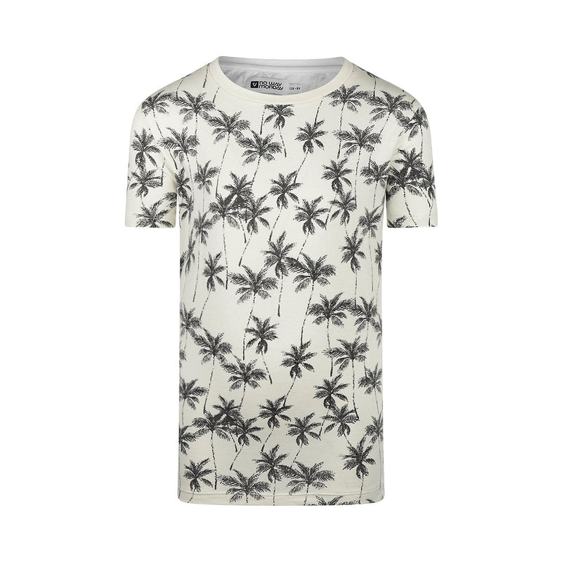 Jongens T-shirt ss van No Way Monday in de kleur  Off white in maat 164.