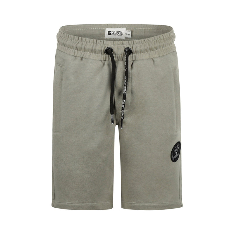 Jongens Jogging shorts van No Way Monday in de kleur Faded green in maat 164.