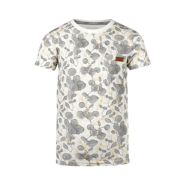 Jongens T-shirt ss van Koko Noko in de kleur  Off white in maat 128.