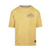 Jongens T-shirt ss loose fit dropped shoulder van Koko Noko in de kleur Yellow in maat 128.