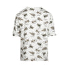 Jongens T-shirt ss loose fit dropped shoulder van Koko Noko in de kleur  Off white in maat 128.