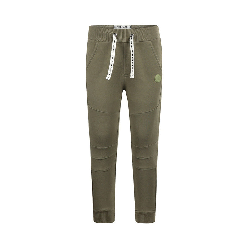 Jongens Jogging trousers van Koko Noko in de kleur Faded green in maat 128.