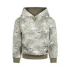 Jongens Sweater with hood van Koko Noko in de kleur Light faded green in maat 128.