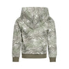 Jongens Sweater with hood van Koko Noko in de kleur Light faded green in maat 128.