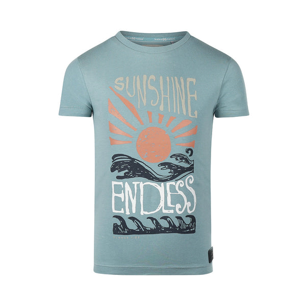 Jongens T-shirt ss van Koko Noko in de kleur Light blue in maat 128.