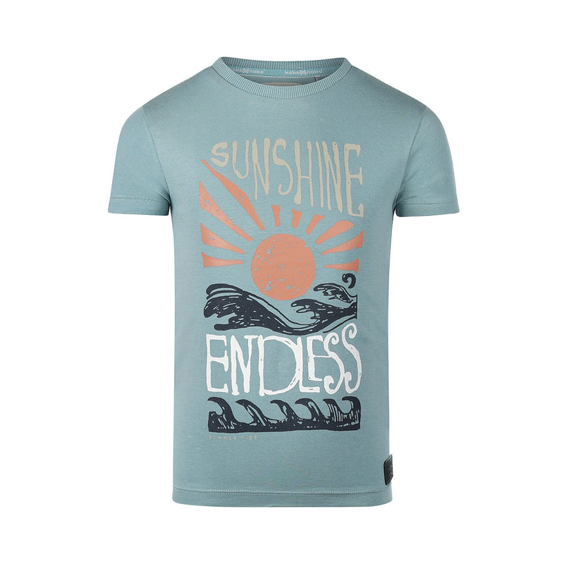 Jongens T-shirt ss van Koko Noko in de kleur Light blue in maat 128.