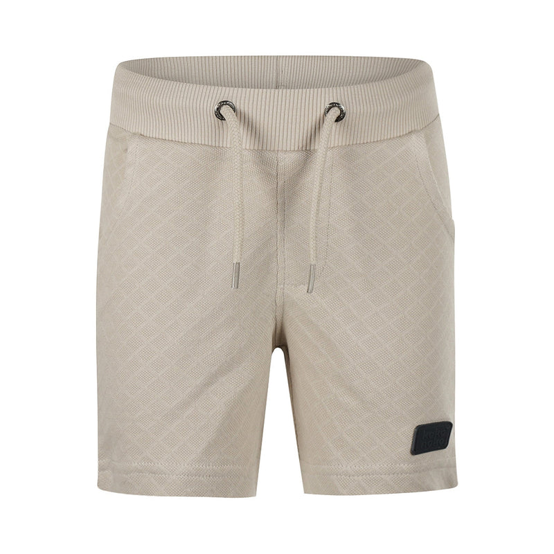 Jongens Jogging shorts van Koko Noko in de kleur Pebble in maat 128.