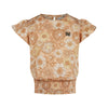 Meisjes Blouse ss van Koko Noko in de kleur Peach in maat 128.