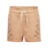 Meisjes Jogging shorts van Koko Noko in de kleur Peach in maat 128.