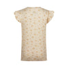 Meisjes T-shirt ss van Koko Noko in de kleur Beige in maat 128.