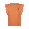 Meisjes T-shirt ss van Koko Noko in de kleur Orange in maat 128.