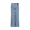 Meisjes Jeans wide leg van Koko Noko in de kleur Blue jeans in maat 128.