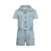 Meisjes Jeans jumpsuit short van  in de kleur Blue jeans in maat 128.