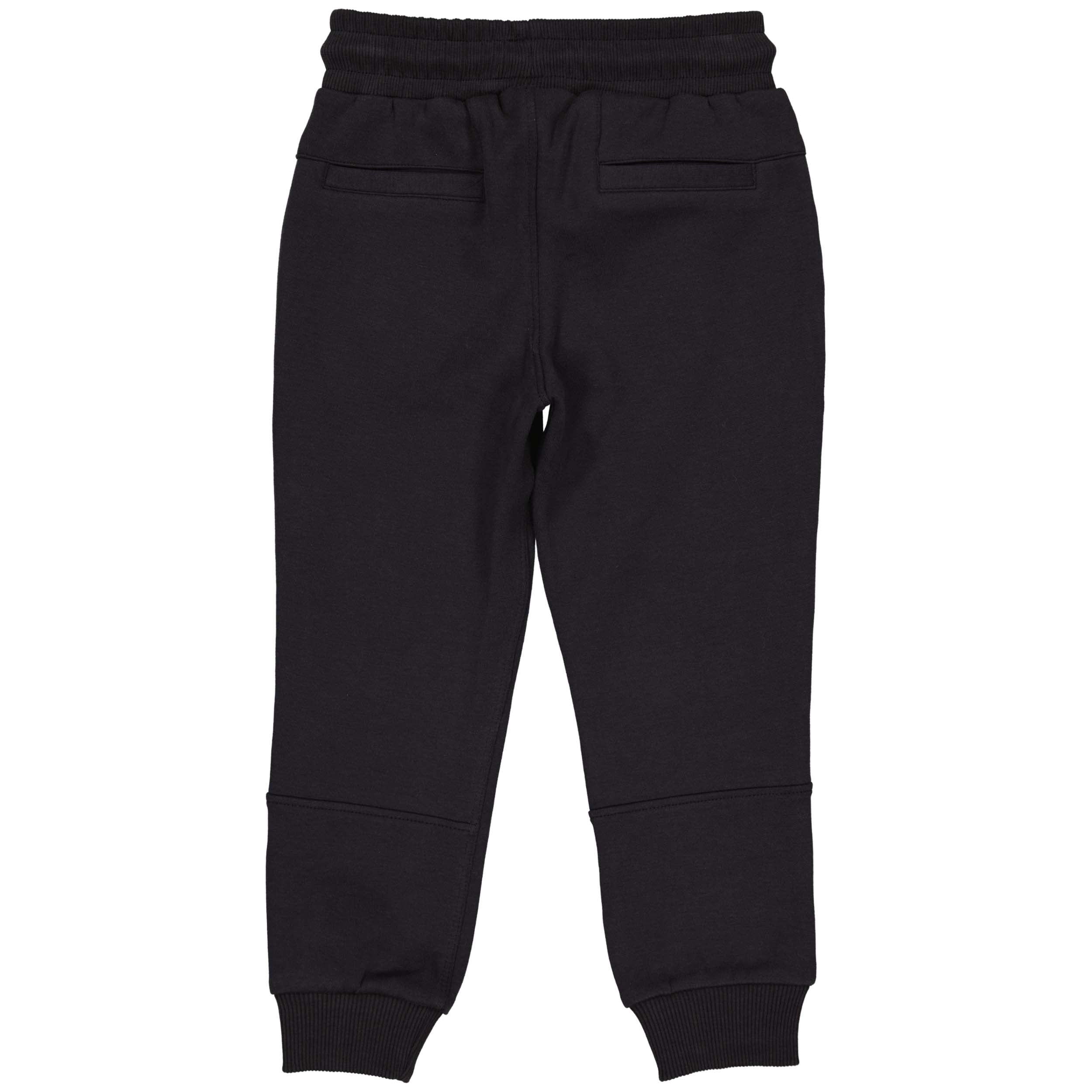 Jongens Pants PELELW241 van Little Levv in de kleur Dark Grey in maat 128.