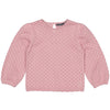 Meisjes Sweater PIETSKELW243 van Little Levv in de kleur Old Pink in maat 128.