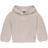 Meisjes Knitted Sweater POMLW241 van Little Levv in de kleur Soft Grey in maat 92.