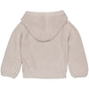Meisjes Knitted Sweater POMLW241 van Little Levv in de kleur Soft Grey in maat 92.