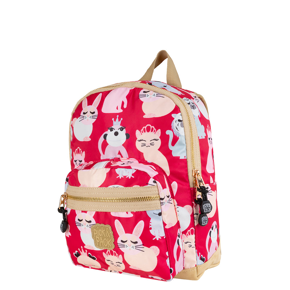 Pick & Pack Rugzak Girls - Sweet Animal S - Rosa