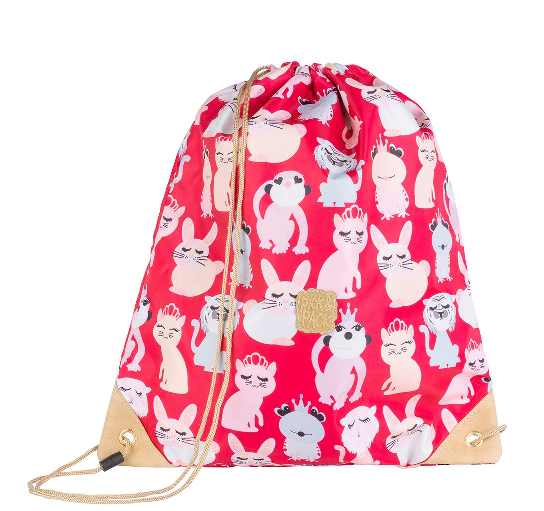 Pick & Pack - Sweet Animal Gymbag - Rosa