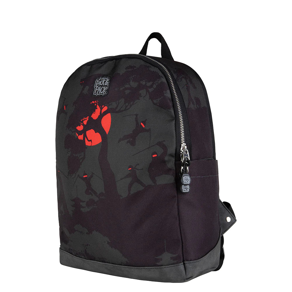 Pick & Pack Rugzak Boys - Ninja Story M Carbon
