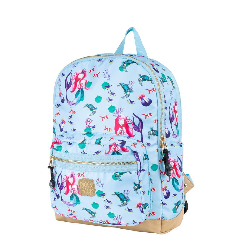 Pick & Pack Rugzak Girls - Mermaid M Dusty Blue