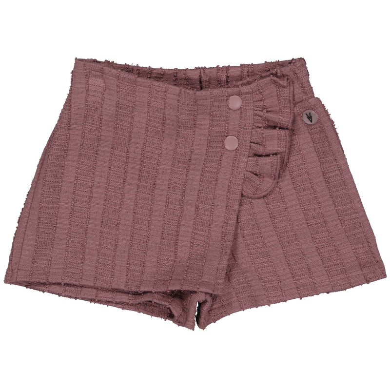 Meisjes Skirt PRAYALW241 van Little Levv in de kleur Dark mauve in maat 128.