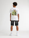 Jongens T-Shirt SS Classic Print van Petrol in de kleur Bright White in maat 176.