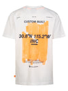 Jongens T-Shirt SS Classic Print van Petrol in de kleur Bright White in maat 176.