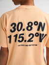 Jongens T-Shirt SS Classic Print van Petrol in de kleur Tropical Orange in maat 176.