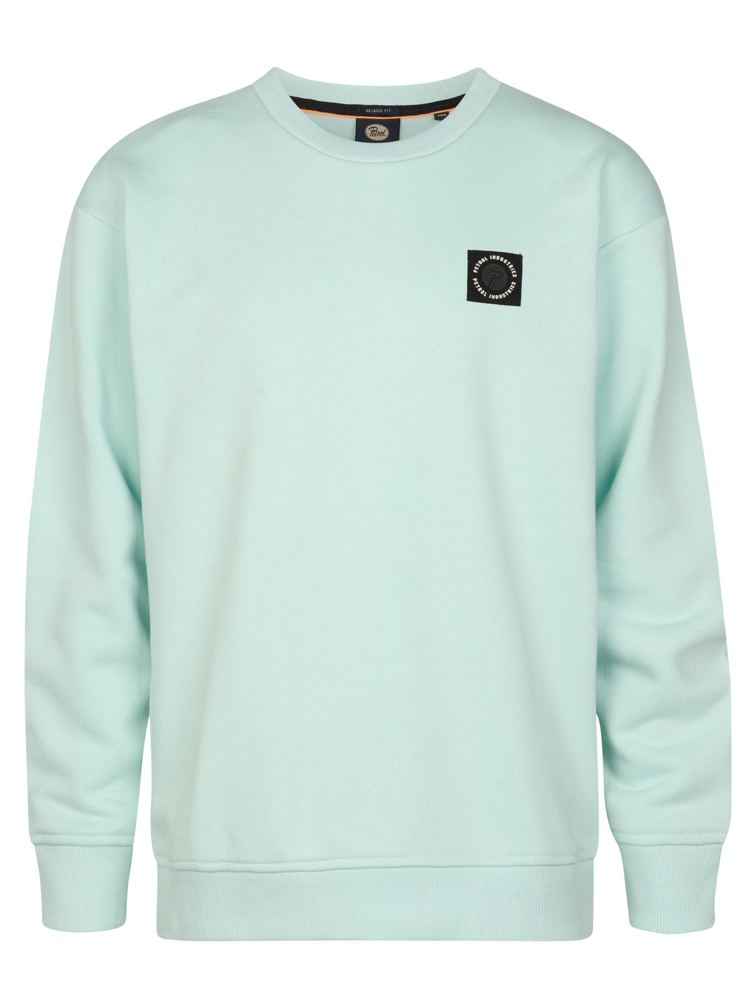 Jongens Sweater Round Neck van Petrol in de kleur Cool Mint in maat 176.