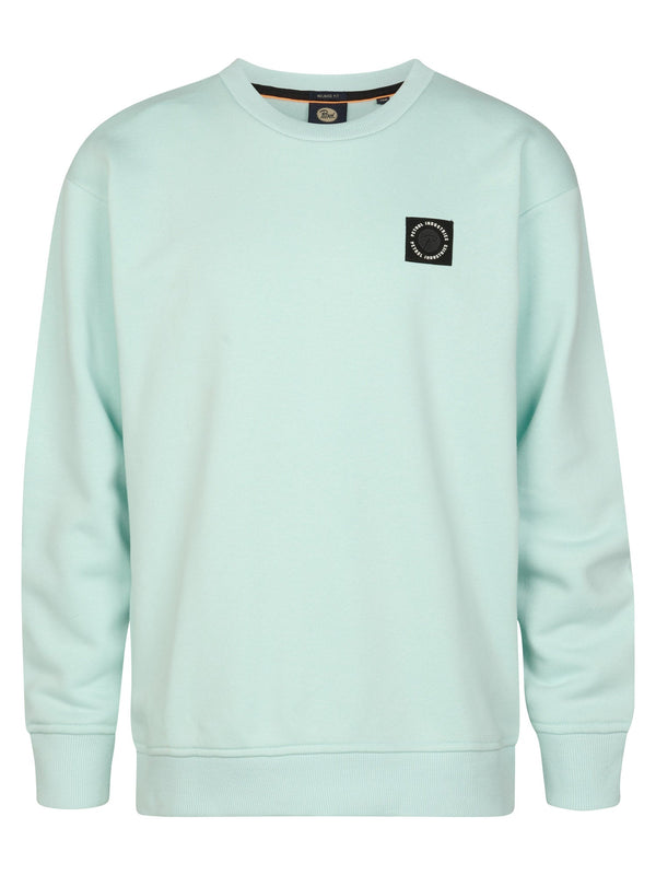 Jongens Sweater Round Neck van Petrol in de kleur Cool Mint in maat 176.