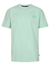 Jongens T-Shirt SS Classic Print van Petrol in de kleur Cool Mint in maat 176.