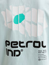 Jongens T-Shirt SS Classic Print van Petrol in de kleur Cool Mint in maat 176.