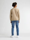 Jongens Sweater Round Neck van  in de kleur Light Tan in maat 176.