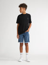 Jongens T-Shirt SS Classic Print van Petrol in de kleur Black in maat 176.