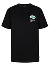 Jongens T-Shirt SS Classic Print van Petrol in de kleur Black in maat 176.