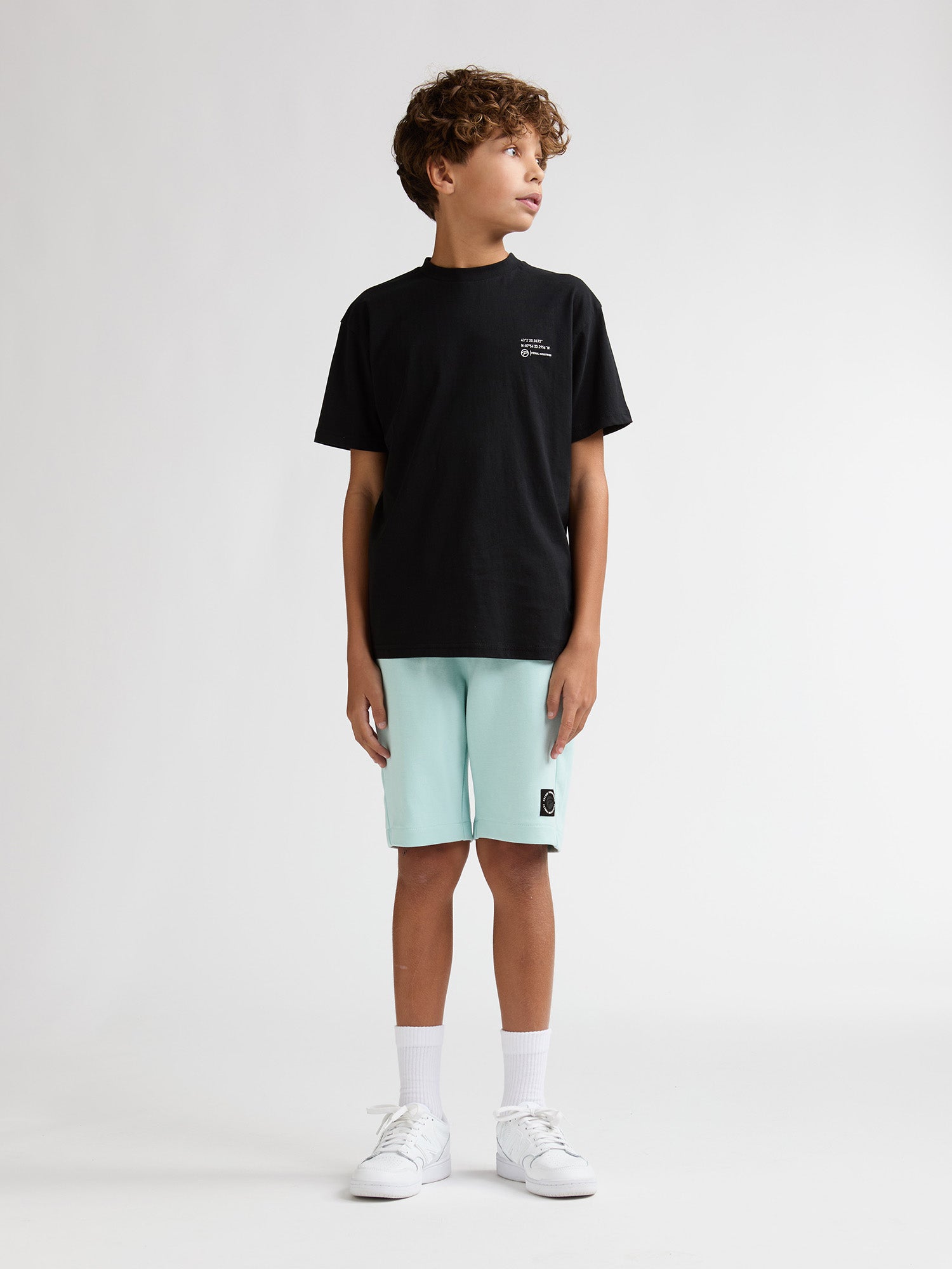 Jongens T-Shirt SS Classic Print van Petrol in de kleur Black in maat 176.