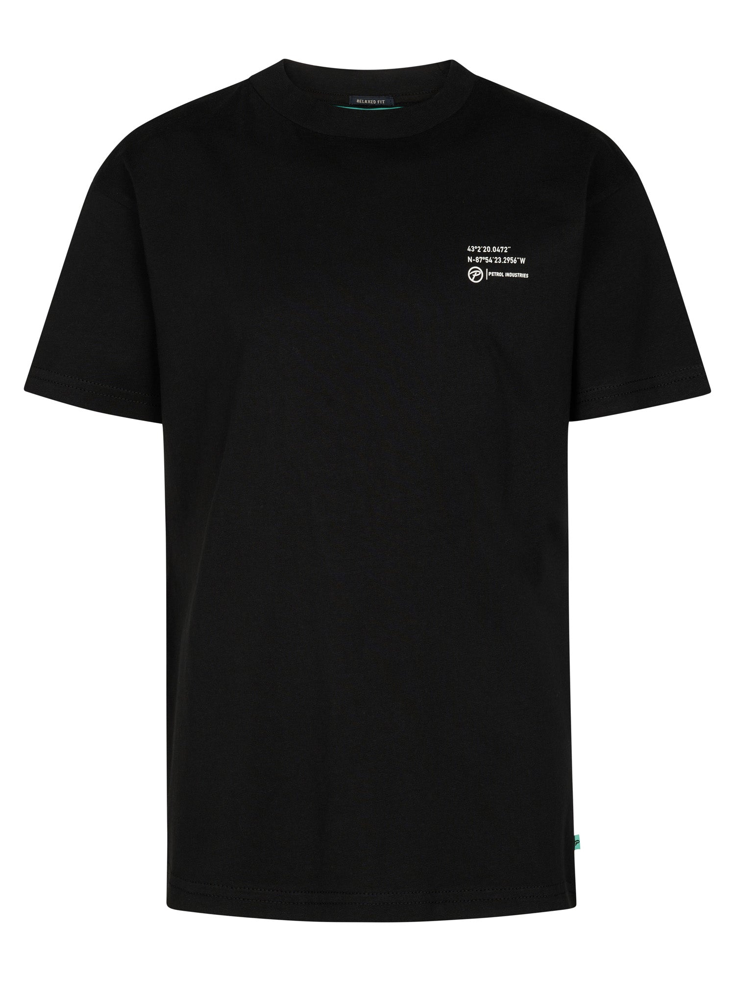 Jongens T-Shirt SS Classic Print van Petrol in de kleur Black in maat 176.