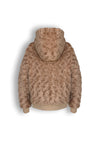 NoBell Bye Reversible hooded jacket with fur