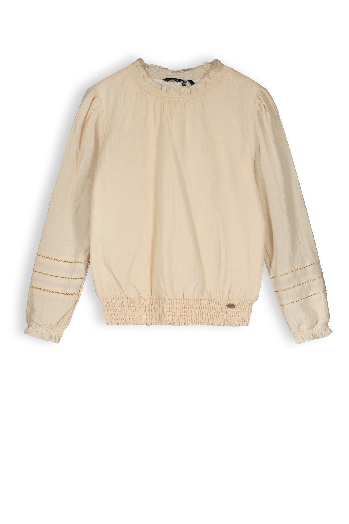 NoBell Tommie girls blouse rose sand