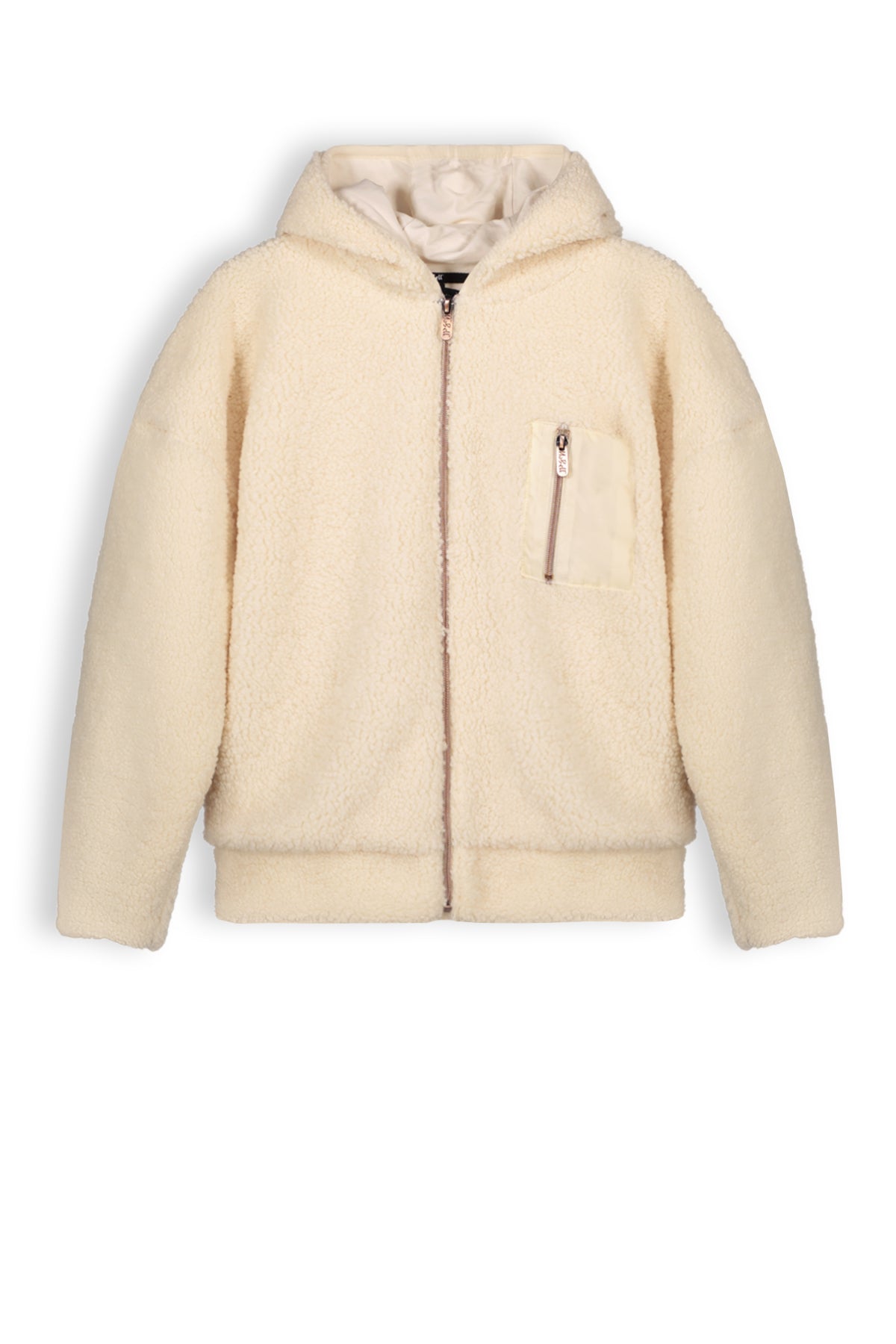 NoBell Keddy teddy hooded zip up sweater