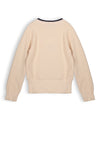 Meisjes Kasa girls cable jersey top rosy sand van NoBell in de kleur Rosy Sand in maat 170-176.