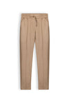 Meisjes Sane girls fake suede pants brown van NoBell in de kleur Dark Roast Brown in maat 170-176.