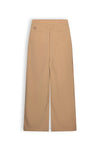 Meisjes Sinus girls palazzo pique pants beige van NoBell in de kleur Beige in maat 170-176.