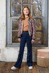Meisjes Slim girs palazzo twill pants+belt navy van NoBell in de kleur Navy Blazer in maat 170-176.
