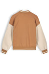NoBell Barsy girls varsity indoor jacket brown